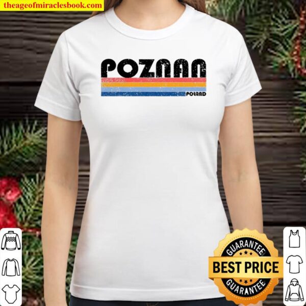 Vintage 1980S Style Poznan Poland Classic Women T-Shirt