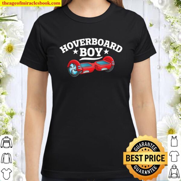 Vintage Skater Electric Self Balancing Hoverboard boy Classic Women T-Shirt