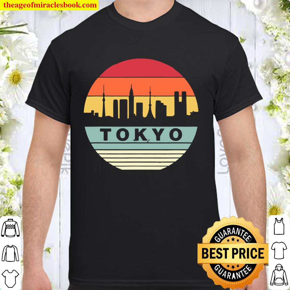 Vintage Tokyo Skyline Silhouette new Shirt, Hoodie, Long Sleeved, SweatShirt