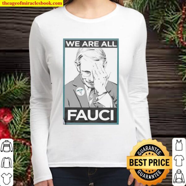We Are All Fauci Logo Emt Women Long Sleeved