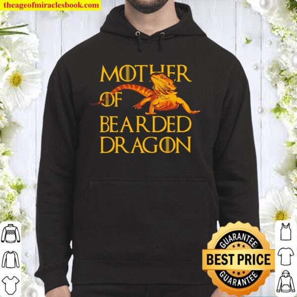 Woman Mother Of Bearded Dragons Women Reptile Mom Hoodie