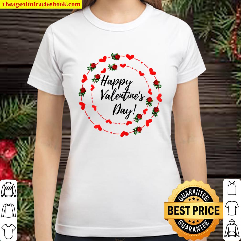 Women_s Happy Valentine_s Day Classic Women T-Shirt