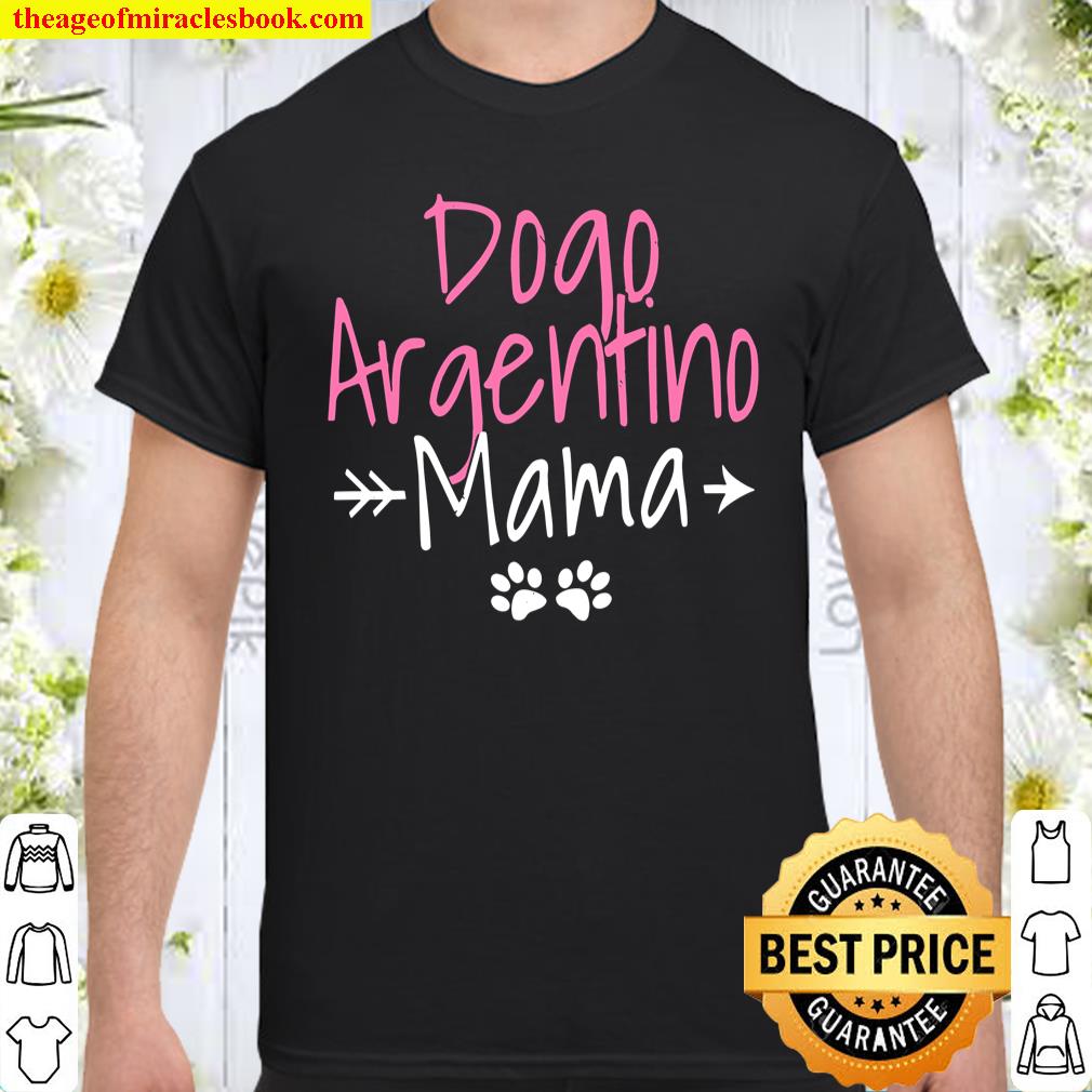 Womens Dogo Argentino Mama Shirt