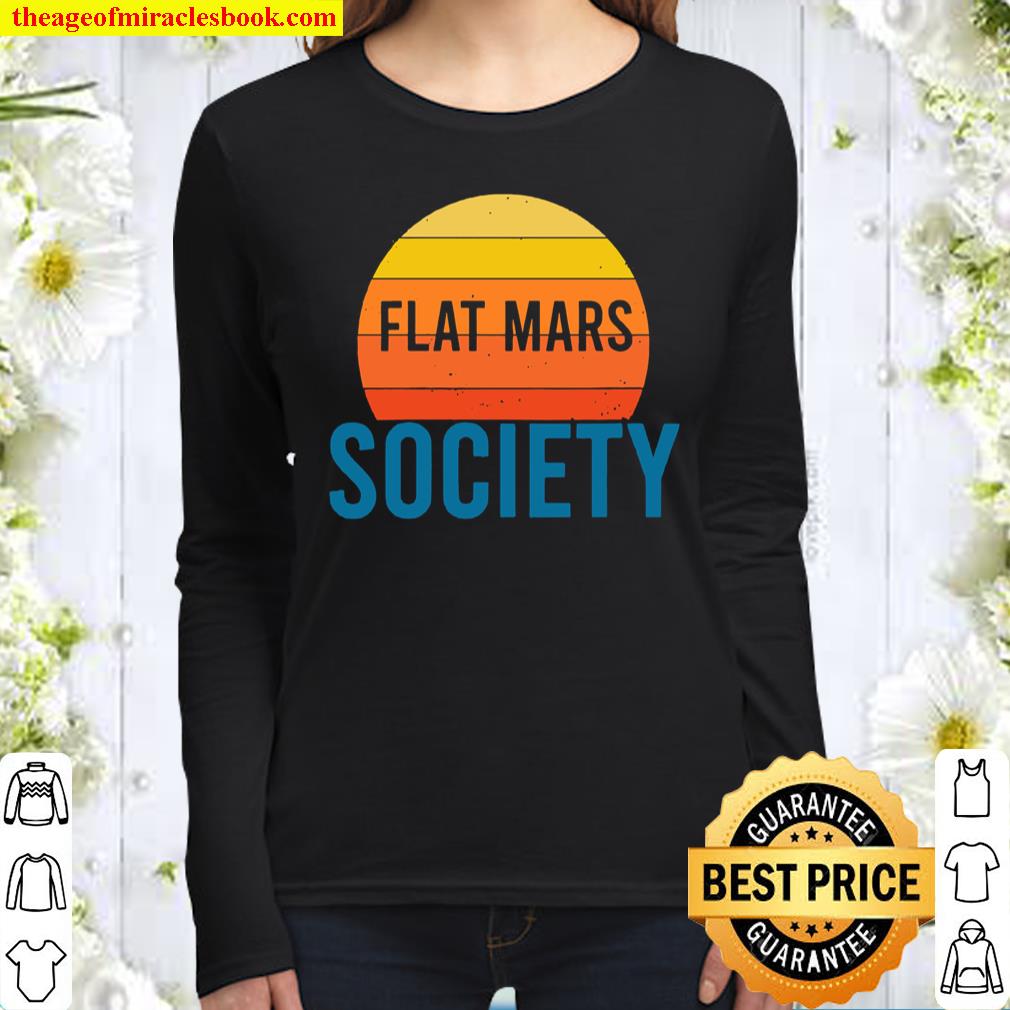 Womens Flat Mars Society Flat Marser Women Long Sleeved