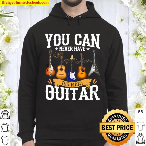 You Can Never Have Too Many Guitars Music Hoodie