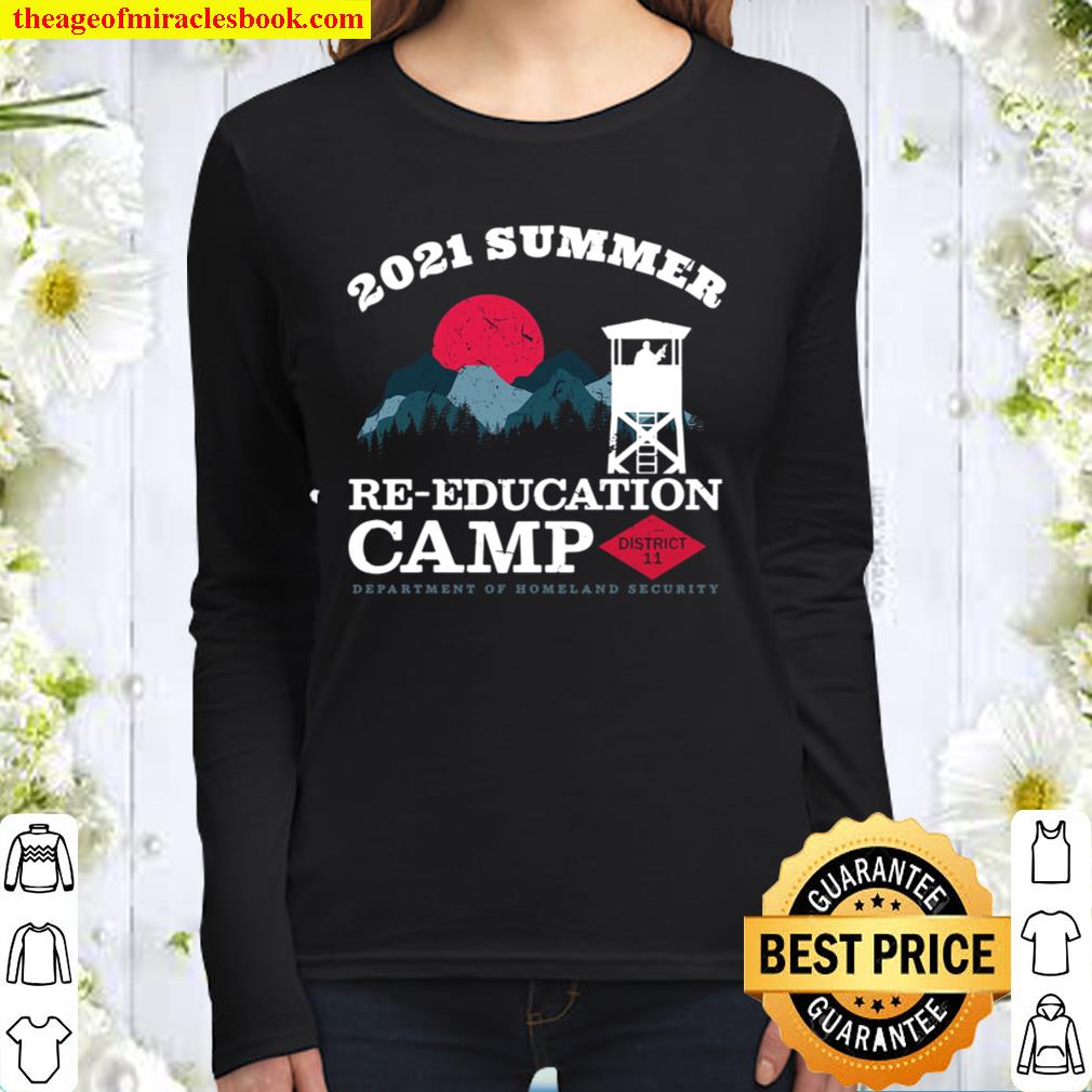 2021 summer reeducation camp department of homeland security Women Long Sleeved