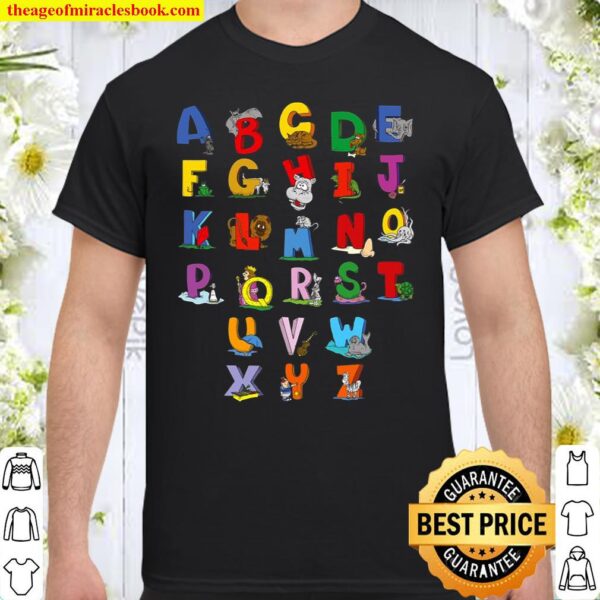 Alphabet Funny Cute Kindergarten Rocks For Kids Shirt