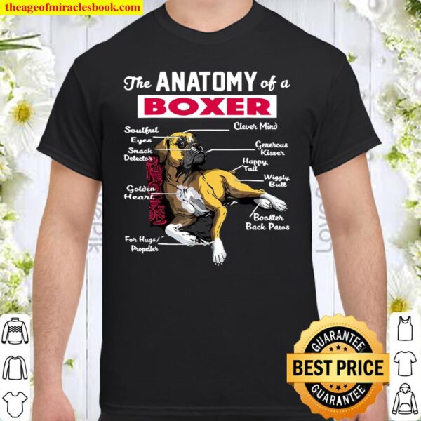 Anatomy Of A Boxer Dog Shirt – Funny Shirt For Boxer Lover Shirt
