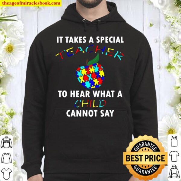 Autism Awareness Gifts Quote Special Ed Autism Teacher Hoodie