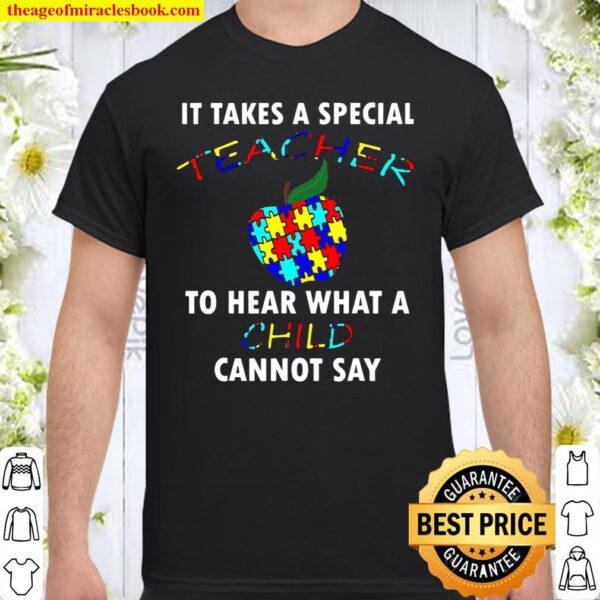 Autism Awareness Gifts Quote Special Ed Autism Teacher Shirt