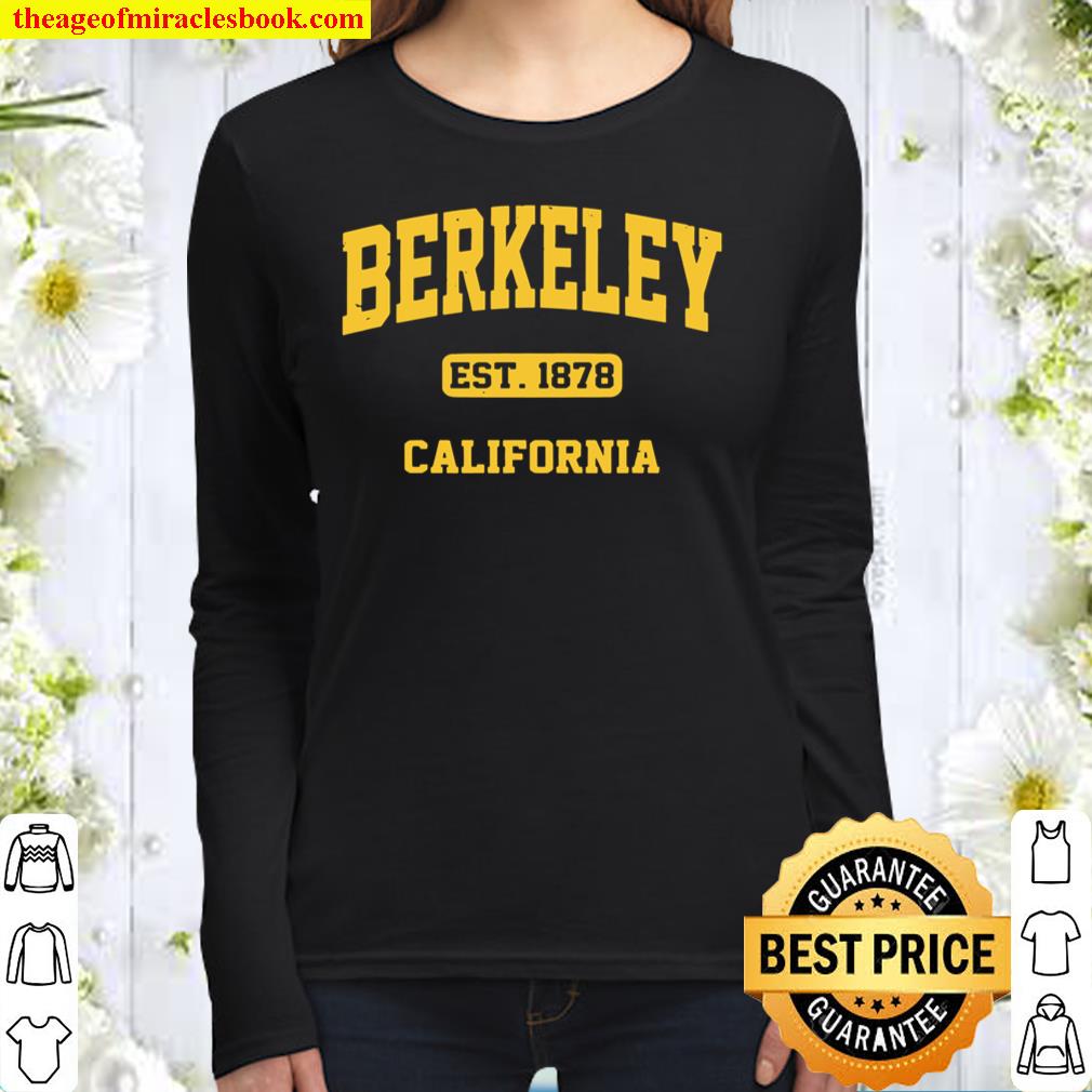 Berkeley California Ca Vintage Athletic Style Gift Women Long Sleeved