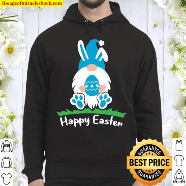 Blue Easter Bunny Gnome Hoodie
