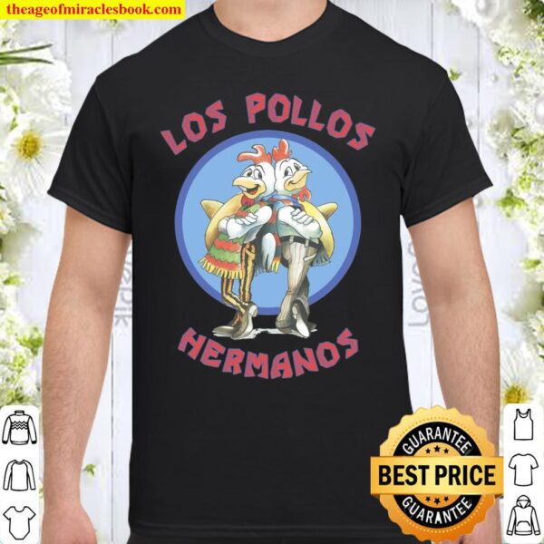 Breaking Bad Los Pollos Hermanos Back To Back Portrait Logo Shirt