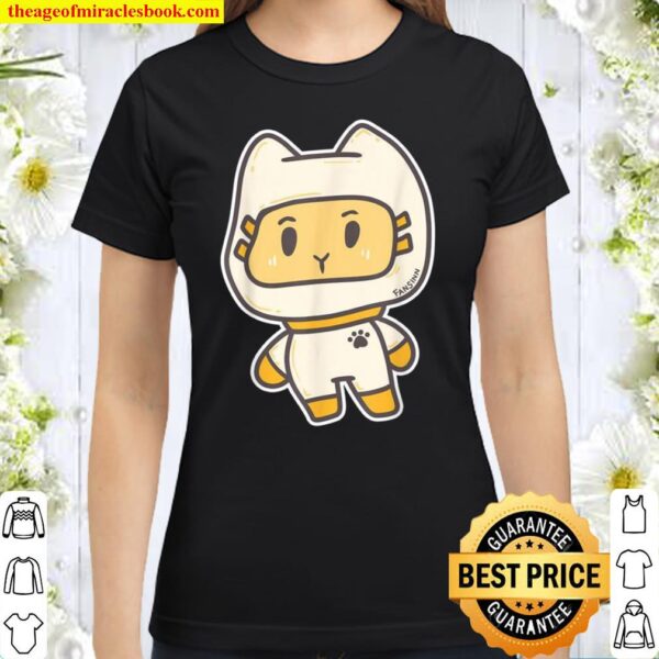 Cat Astronaut Space Science Children Classic Women T-Shirt