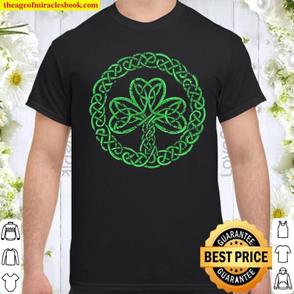 Celtic Knot Irish Shamrock 3-Leaf Clover St Pats Day Shirt