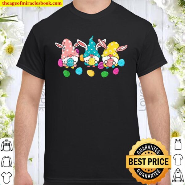 Cute Easter Gnome Egg Matching Couple Shirt