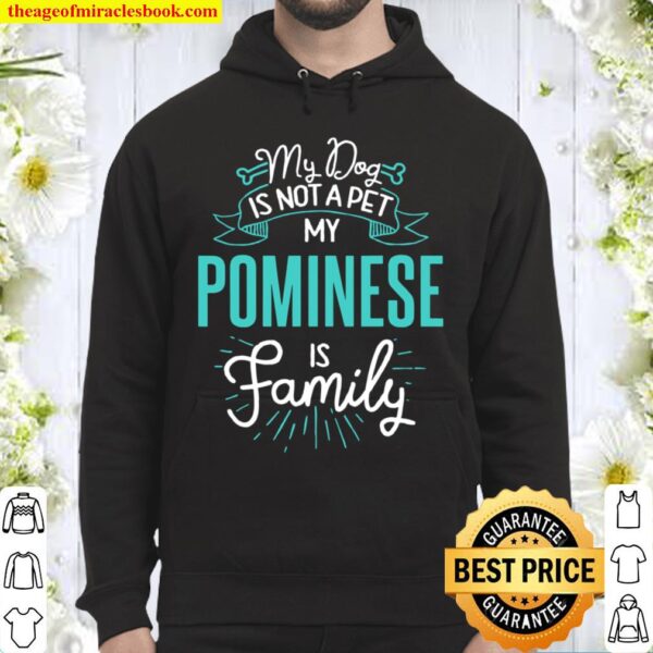 Cute Pominese Shirt Family Dog Hoodie