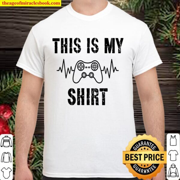 Funny This Is My Gaming Shirt by Chach Ind. Clothing Shirt