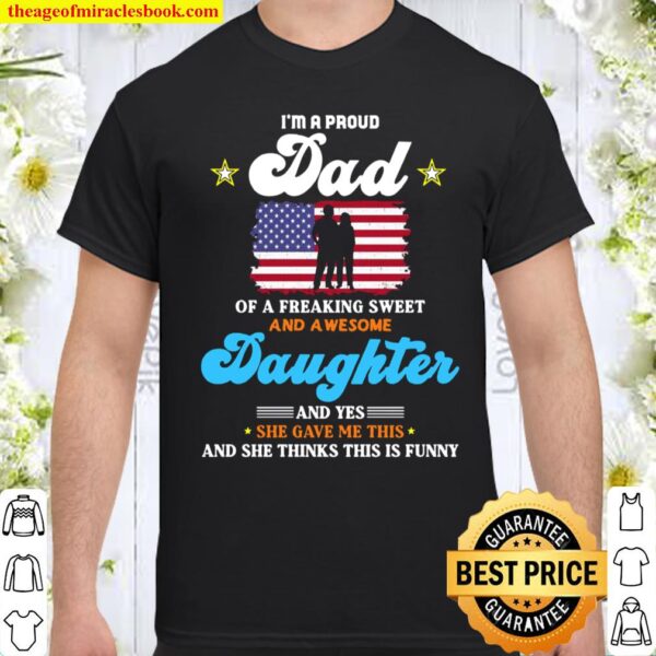 Gift For Dad From Daughter ShirtFunny Father’s Day Shirt