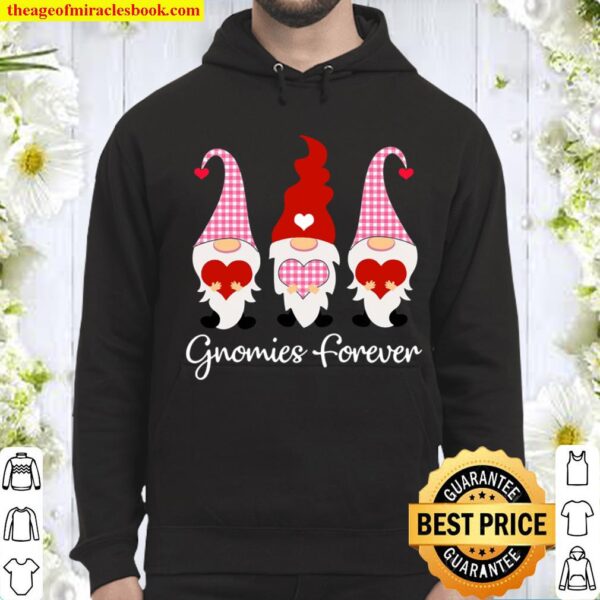 Gnomies Forever Valentine Gnome Best Friends Matching Hoodie