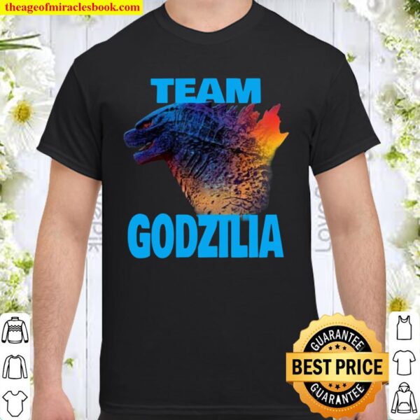 Godzilla vs Kong Official Team Godzilla Neon Shirt