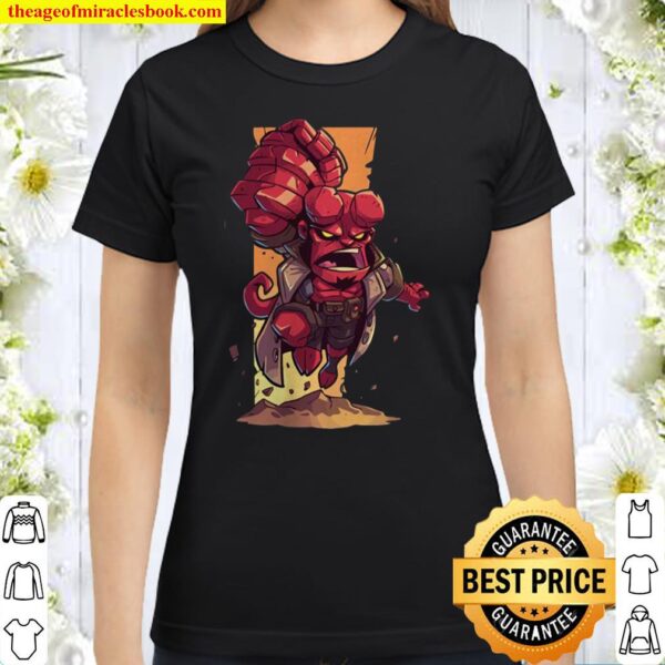 Hellboy Original Art Classic Women T-Shirt