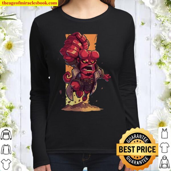 Hellboy Original Art Women Long Sleeved