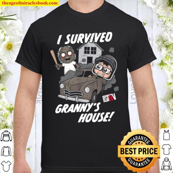 I Survived Granny’s House Gaming Family Game Style Shirt