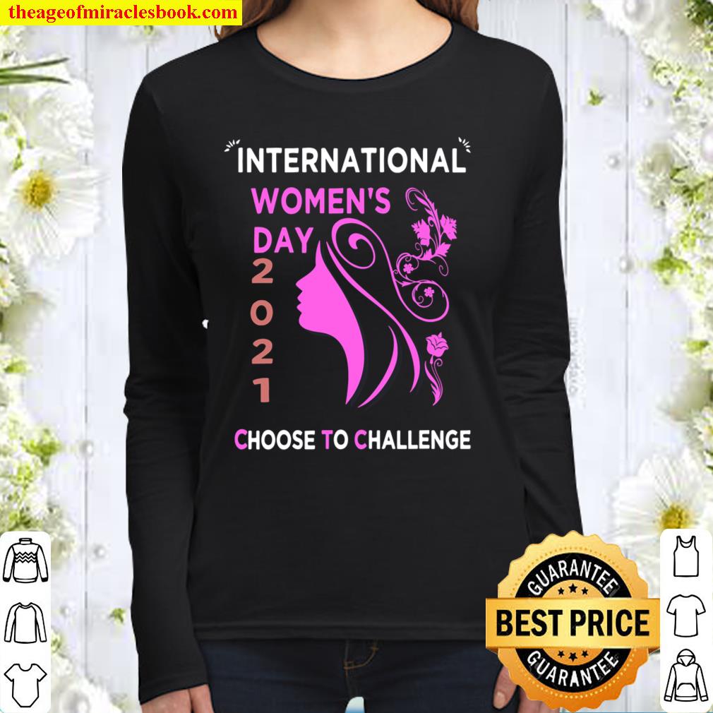 International Women_s Day Choose To Challenge 2021 Women Long Sleeved