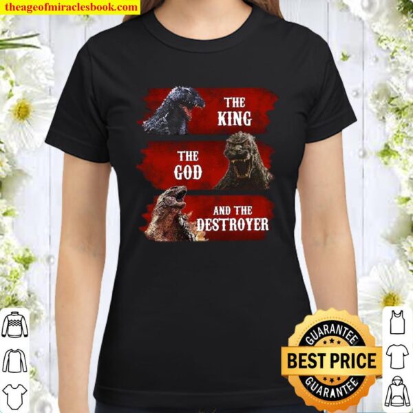 King Kong vs Godzilla Movie The King The God And The Destroyer Classic Women T-Shirt
