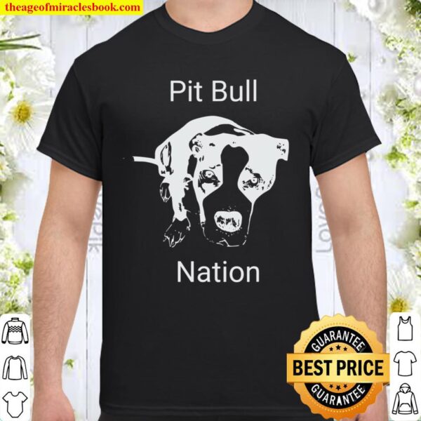 Mens Pit Bull Nation Shirt