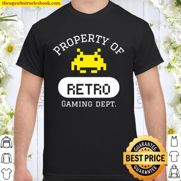 Mens Property of Retro Gaming Dept Shirt