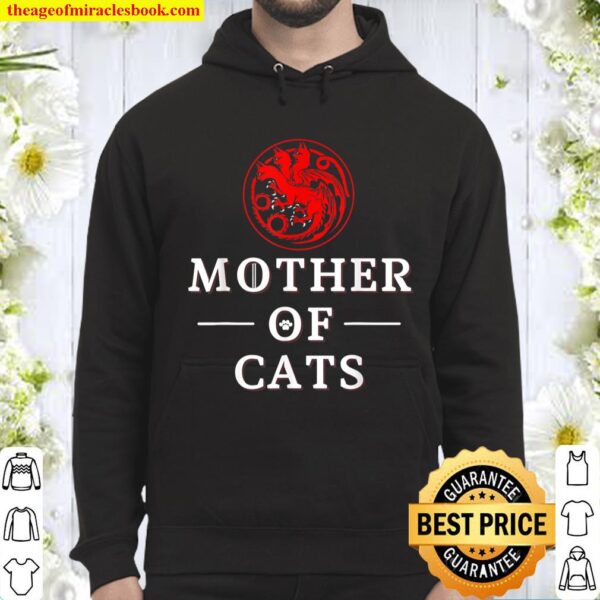 Mother of Cats Funny Cat Owner Gift Cat Lovers Hoodie