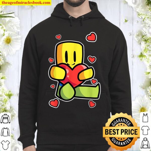 Mother’s Day Valentines Noob With Hearts From Hoodie