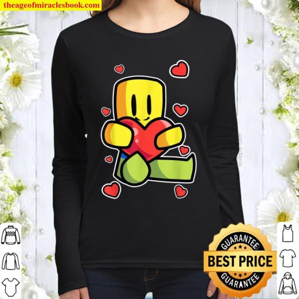 Mother’s Day Valentines Noob With Hearts From Women Long Sleeved