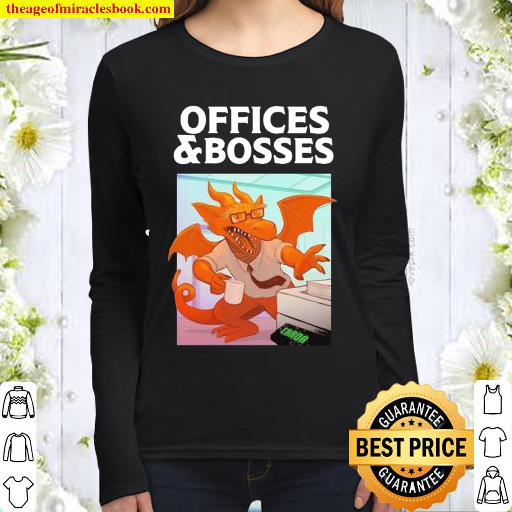 Offices And Bosses Dragon Women Long Sleeved