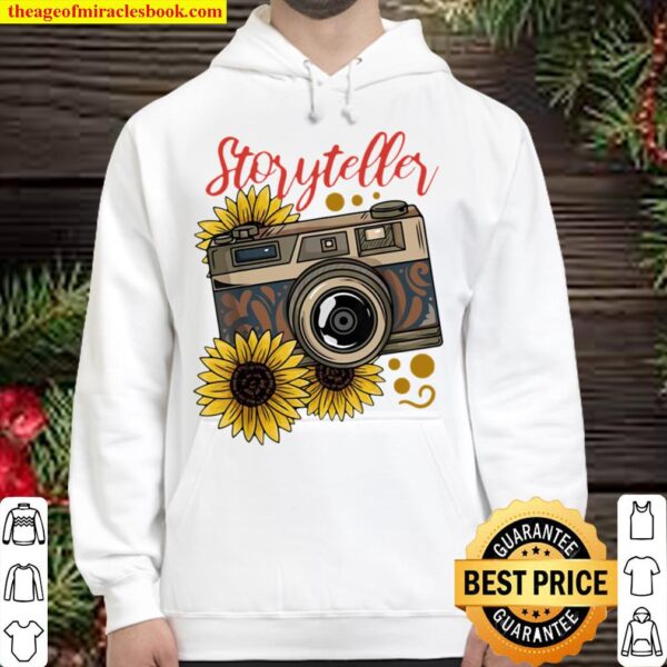 Official Photography Storyteller Sunflower Camera Hoodie
