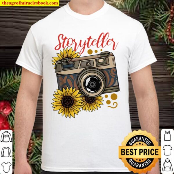 Official Photography Storyteller Sunflower Camera Shirt