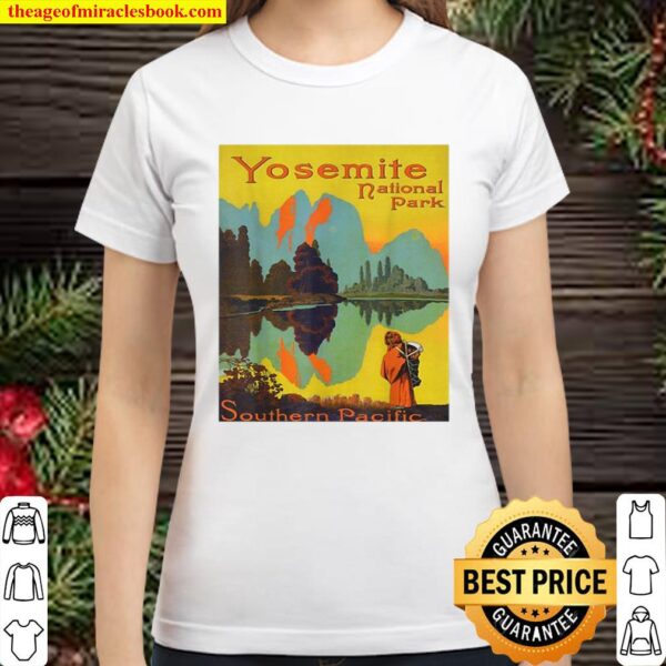 Official Yosemite National Park Southern Pacific Hiking Classic Women T-Shirt
