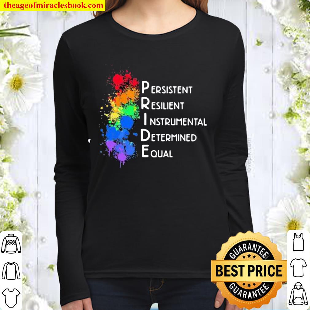 Presistent Resilient Instrumental Determined Equal Women Long Sleeved