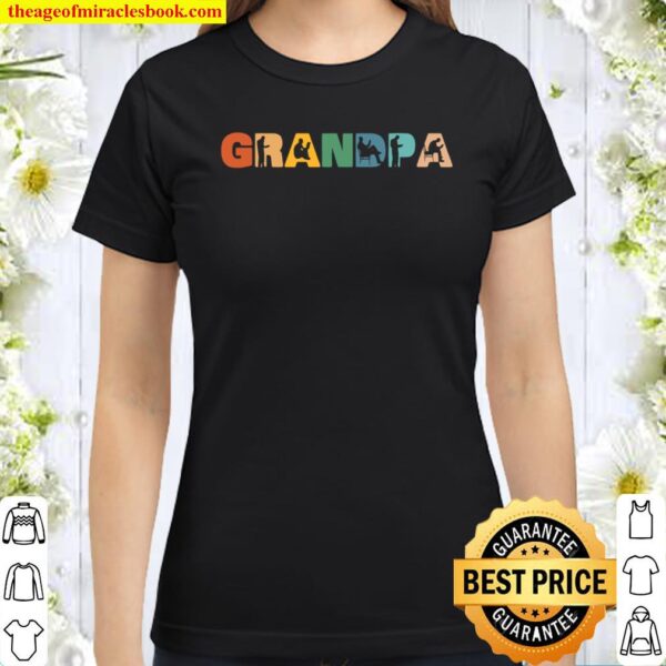 Retro Reading Grandpa, Retired Classic Women T-Shirt
