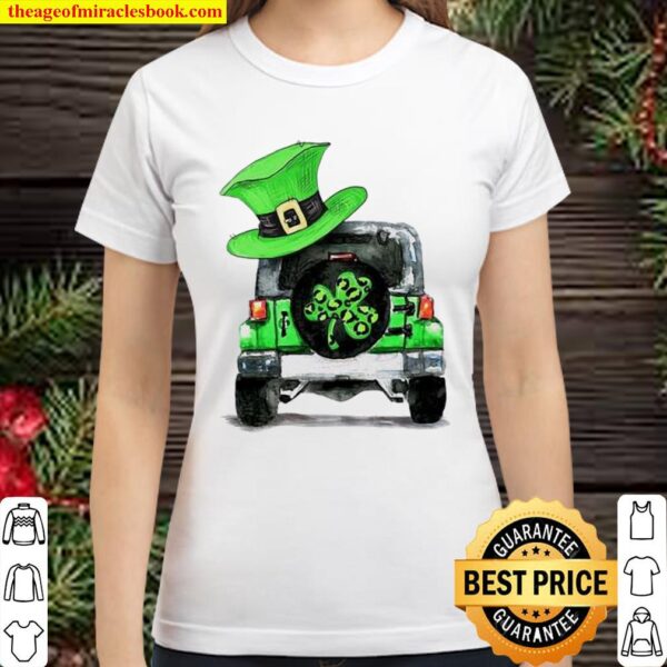 St Patrick’s day Shamrock Jeep Classic Women T-Shirt