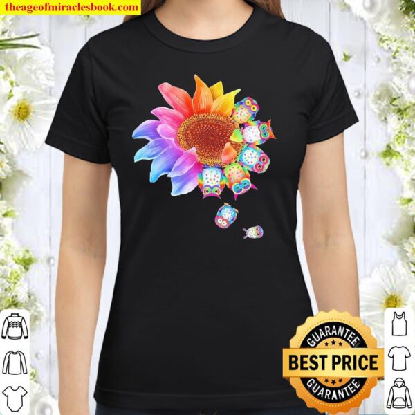 Sunflower Owl Classic Women T-Shirt