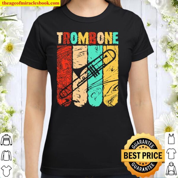 Trombone vintage Classic Women T-Shirt