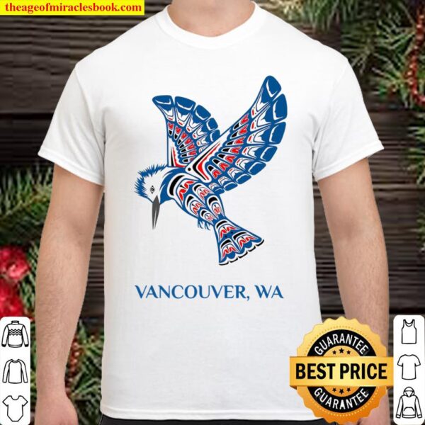 Vancouver Washington Native American Kingfisher Bird Shirt
