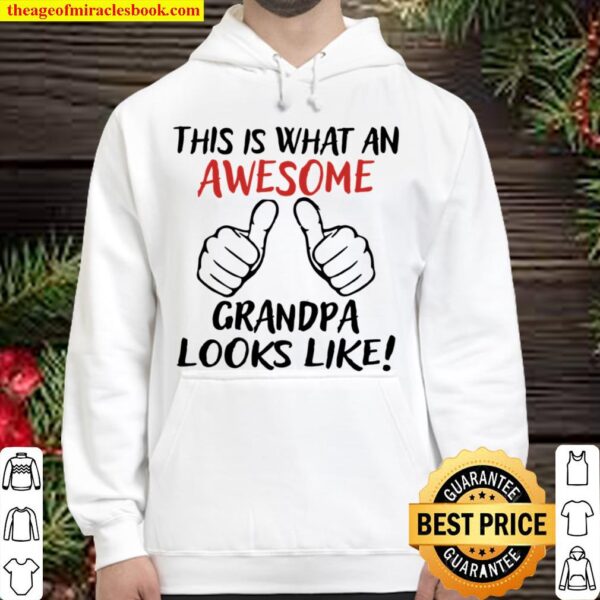 Vintage This Is What An Awesome Grandpa Looks Like Hoodie