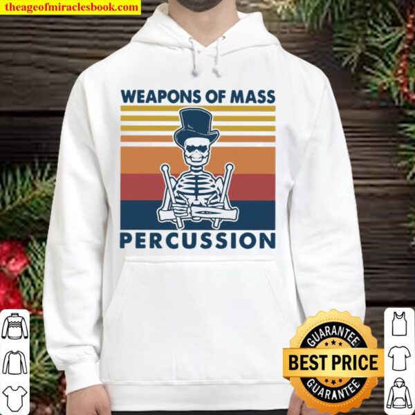 Weapons Of Mass Percussion Vintage Hoodie