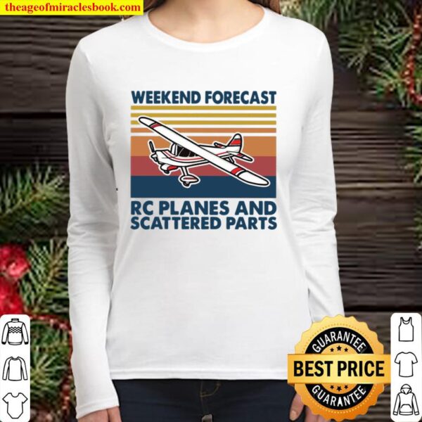 Weekend Forecast RC Planes And Scattered Parts Vintage Women Long Sleeved