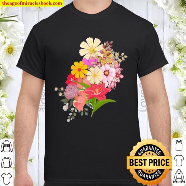 Womens Flower’s Flower Spring Gardening Shirt