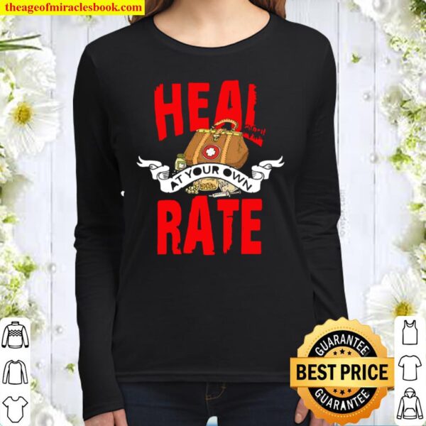 Womens Heart Bypass Surgery Recovery Heal at Your Own Rate Women Long Sleeved